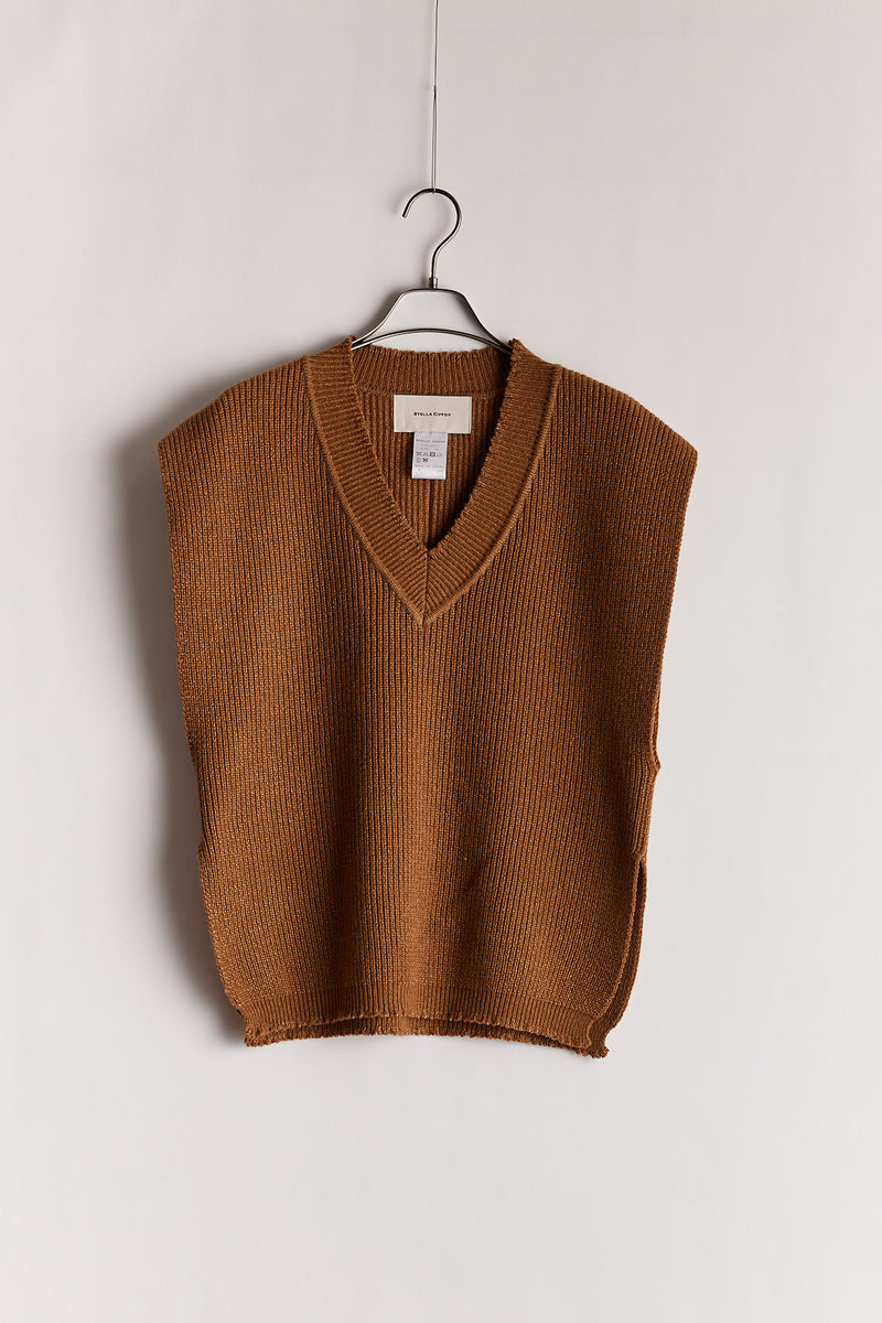 Bright yarn mix knit Vest – Stella Ciffon