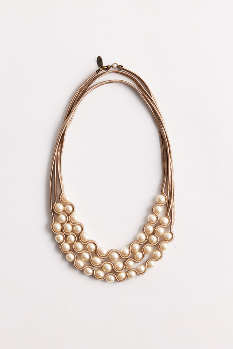 Pearl cord long necklace – Stella Ciffon
